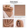 thumbnail image 3 of Women Winter Outdoor Riding Headgear Cold-Proof Ski Cap Warm Bib Face Mask Integrated Cold-Proof Hood Hat, 3 of 6