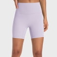 thumbnail image 2 of Yuyuzo Yoga Biker Shorts Womens High Waisted Belly Control Shapewear Workout Running Compression Shorts, 2 of 7