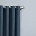 thumbnail image 3 of Mainstays Faux Suede 63" Drapery Grommet Window Curtains Panel, Navy, 3 of 6