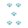 thumbnail image 1 of Baohd 50pack/lot Multi-color Fabric For Wide Application In Weddings And Parties Hats Fiber Realistic Appearance Soft Texture Light Blue 4.5cm 5Set, 1 of 6