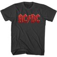 thumbnail image 1 of AC/DC Groupe de Musique Hard Rock Logo Rouge Usé T-Shirt pour Adulte Tee, 1 of 2