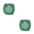 thumbnail image 4 of kurtrusly Chair Cover Slipcover Stretch Seat Computer Protection Set Anti-Dirty Thicken Solid Home Wedding Universal Decoration Dark Green/Seat Mat 2Set, 4 of 6
