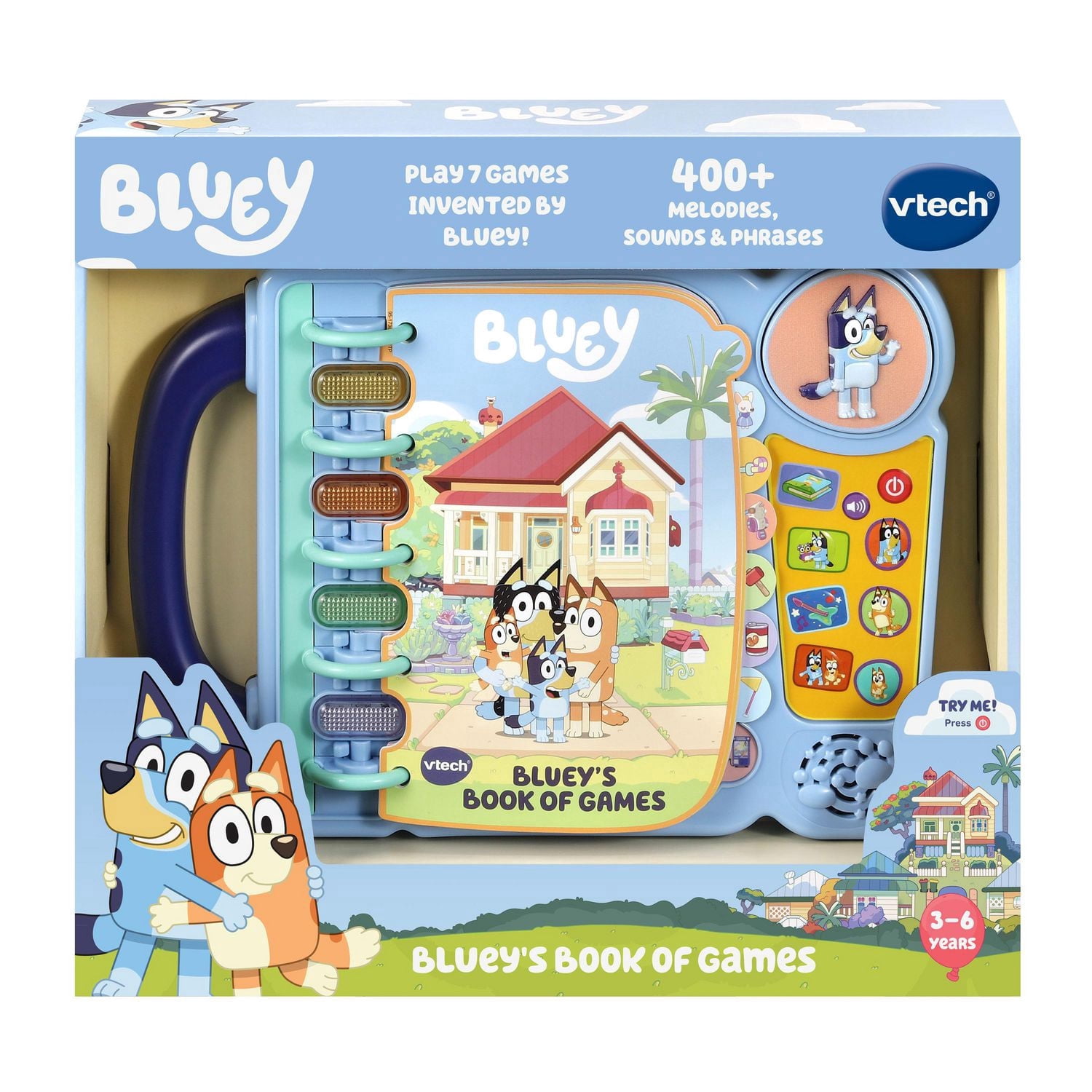 VTech Bluey Bluey's Book of Games- Version anglaise