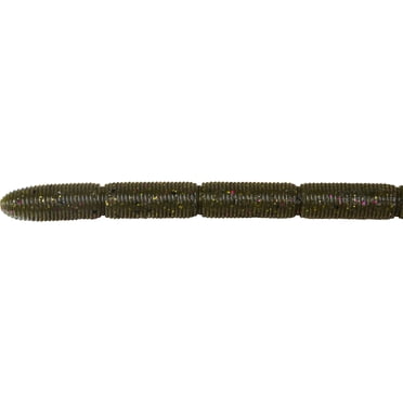 WURM Stickity Split 32" Stickbait Fishing Lure + Green Pumpkin Color + Cut Your Own Length of Bait
