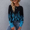 thumbnail image 1 of RKSTN Sweaters for Women Hiver Casual Pull Blouse Manches Longues Imprimé Tops Pull Automne Sweaters, 1 of 9