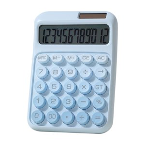 Calculators for Students,Solar Powered Calculator, 7 Cell Battery Calculator for Office and Student Exercises