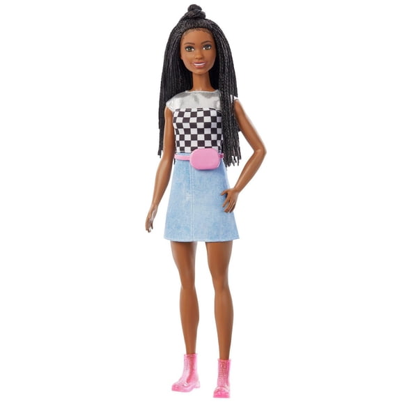 Barbie: Big City, Big Dreams Barbie “Brooklyn” Roberts Doll (11.5-in, Brunette Braided Hair)