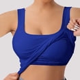 thumbnail image 2 of Yuyuzo Womens Tank Top Ribbed Knit Sleeveless Racerback V Neck Spaghetti Strap Cropped Tops Layering Tees, 2 of 7