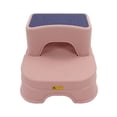 thumbnail image 3 of Kid Step Up Stool Bathroom, Anti Rollover Design 2 Layer Detachable Toddler Step Stool  For Bathroom Pink Purple, 3 of 8