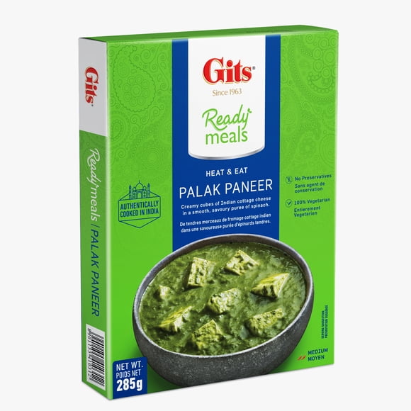 Gits Palak Paneer prêt à consommer, 285 g