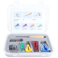 thumbnail image 2 of maskred 16pcs Multifunction Fabric Bias Tape Maker Set Tool Sewing Bias Binding Maker, 2 of 4