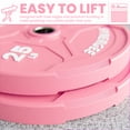 thumbnail image 4 of Synergee Bumper Plates – Durable Olympic Weight Plates, Low-Bounce Rubber for Strength Training, Powerlifting, and Functional Workouts., 4 of 6