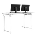 thumbnail image 3 of MotionGrey - Ergo2 Pro Bureau Debout Électrique Réglable en Forme de L Gauche avec Paramètres de Mémoire - Dessus Blanc 63"x43 Pouces Cadre Blanc - Bureau Ergonomique pour la Maison et le Bureau, 3 of 13