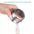 thumbnail image 3 of Boovnll Bottles, Magnetic Base Spice Tins,Stainless Steel Magnetic Spice Storage Jar Tins Container with Rack, Kitchen Gadgets, Water Bottle, Bottle, 3 of 9