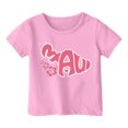thumbnail image 3 of TZEWGL T-Shirts pour Enfants Col Rond Manches Courtes Amples Imprimé Graphique Blouse pour Nouveau-Nés Taille 6-7T, 3 of 3