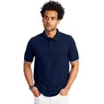 thumbnail image 2 of Hanes Mens FreshIQ X-Temp Pique Polo, XL, Navy, 2 of 2