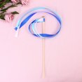 thumbnail image 2 of CIMAXIC wedding 20Pcs Ribbon Sticks Fairy Sticks Ribbon Streamers Wands with Tiny Bell Wedding Party Wands Party Favors (Blue),22.44"X11.81"X0.2", 2 of 4