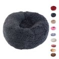 thumbnail image 4 of Lit de Sommeil pour Animaux Rond Petit Nid de Repos en Peluche Coussin Chaud pour Animaux Automne Hiver, 4 of 9