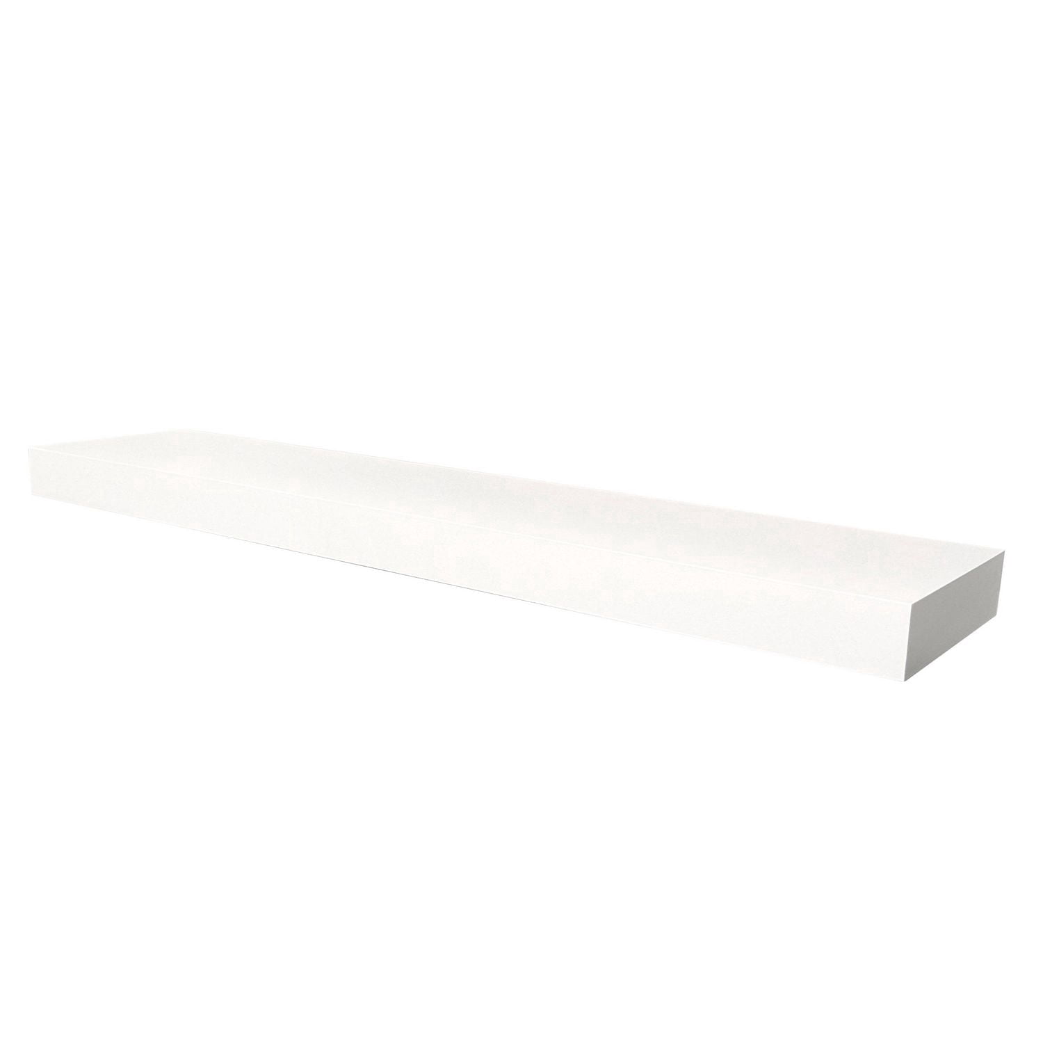 Hometrends 18 inch White  Floating Shelves - 2 PC Set