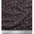 thumbnail image 1 of Soimoi Poly Georgette Fabric Floral & Paisley Printed Craft Fabric by The Yard 42 Inch Wide, 1 of 1
