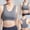 Grey, variant on Amzcrzy Bras for Women Sports Bra Bralettes for Women Push Up Bra Women's Sports Underwear Yoga Wear Running Back Training Shock-proof Vest Breasted Bra Bras for Women No Underwire