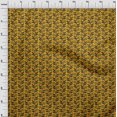 thumbnail image 3 of oneOone Silk Tabby Fabric Leaves & Floral Block Print Sewing Fabric BTY 42 Inch Wide, 3 of 4