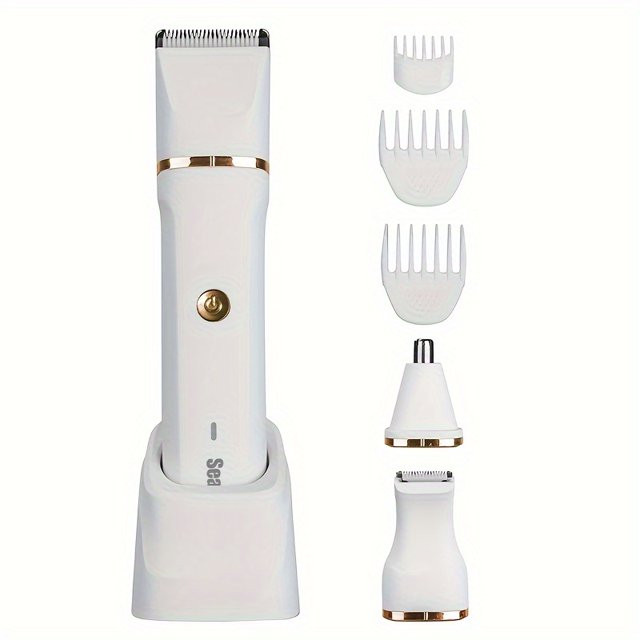 CHUANK Multipurpose Body Hair Trimmer For Men - Groin & Nose Hair Clipper Suitable For Ages 14+