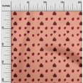 thumbnail image 1 of oneOone Tissu en Coton Cambric Pêche Rouge Insecte Matériel de Robe Tissu Imprimé Tissu au Mètre 56 Pouces de Large, 1 of 4
