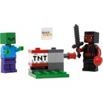 LEGO Minecraft: Ninja with Zombie and TNT Launcher Combo Pack - 6+