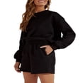 thumbnail image 5 of Women Solid Color Shorts  Adults Casual Style Pants with Slant Pockets, 5 of 5