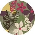 thumbnail image 1 of Ahgly Company Tapis d'Intérieur Lavables en Machine Sépia Brun Sépia, 3' Carré, 1 of 7