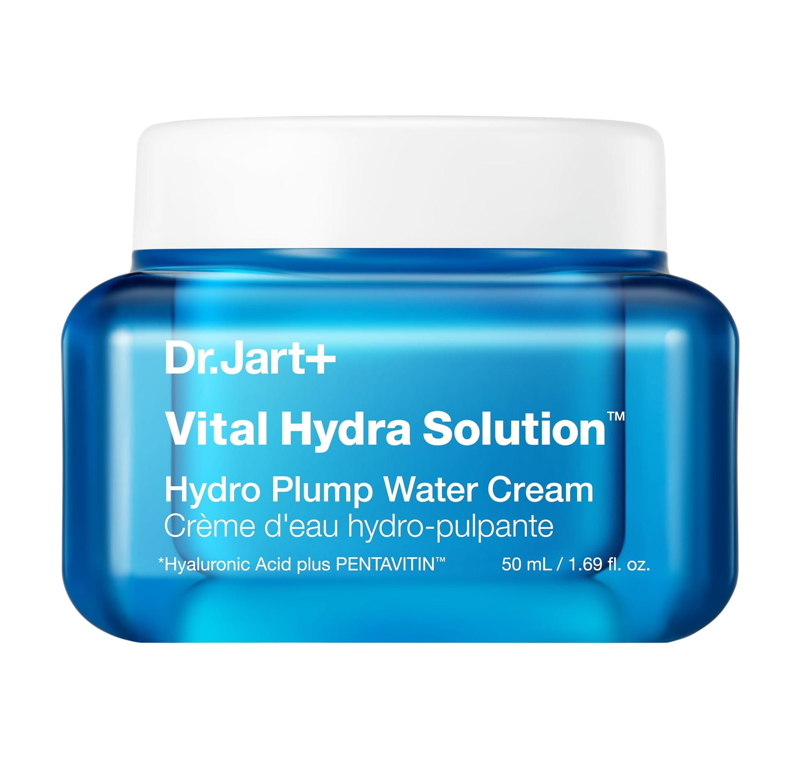 Dr.Jart+ Vital Hydra Solution Water Cream Glow Hydrating Face Moisturizer with Hyaluronic Acid | Korean Skin Care, 1.69 Fl Oz
