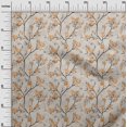 thumbnail image 3 of oneOone Velvet Brown Fabric Floral Craft Projects Decor Fabric Printed By The Yard 58 Inch Wide, 3 of 4