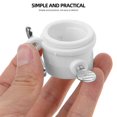 thumbnail image 4 of EIGTHTAIL 2pcs  2Pcs Rotating Mounting Rings 360 Degree Free Flag Pole Kit 0.75-1.02Inch Diameter (White), 4 of 12