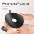 thumbnail image 4 of Stainless Steel Metal 2 Inch Kitchen Faucet Hole Cover Faucet Hole Plug Matte Black 2 Inch Kitchen Faucet Hole Cover Faucet Hole Plug Matte Black Sink Hole Cover Black for Prevent Leaks, 4 of 5