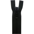 thumbnail image 1 of COSTUMAKERS Two-Way Separating Zipper 70 cm (27.6 in) (27.6), Black, #10 Metal Teeth, 1 of 3