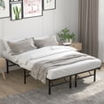 thumbnail image 1 of Gymax 14'' Full Size Metal Platform Bed Foldable Mattress Foundation Tool-Free Assembly, 1 of 10