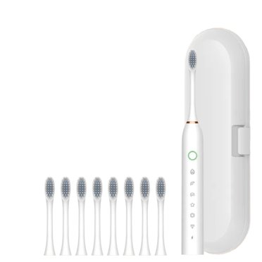 Têtes de Brosse à Dents de Rechange 8 Têtes de Brosse Brosse à Dents pour Adulte Recharge USB0