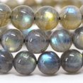 thumbnail image 2 of Angelstones Bracelet Extensible en Perles Rondes de 10 mm en Pierre Précieuse Labradorite Naturelle de Qualité A 7 Pouces Unisexe, 2 of 2