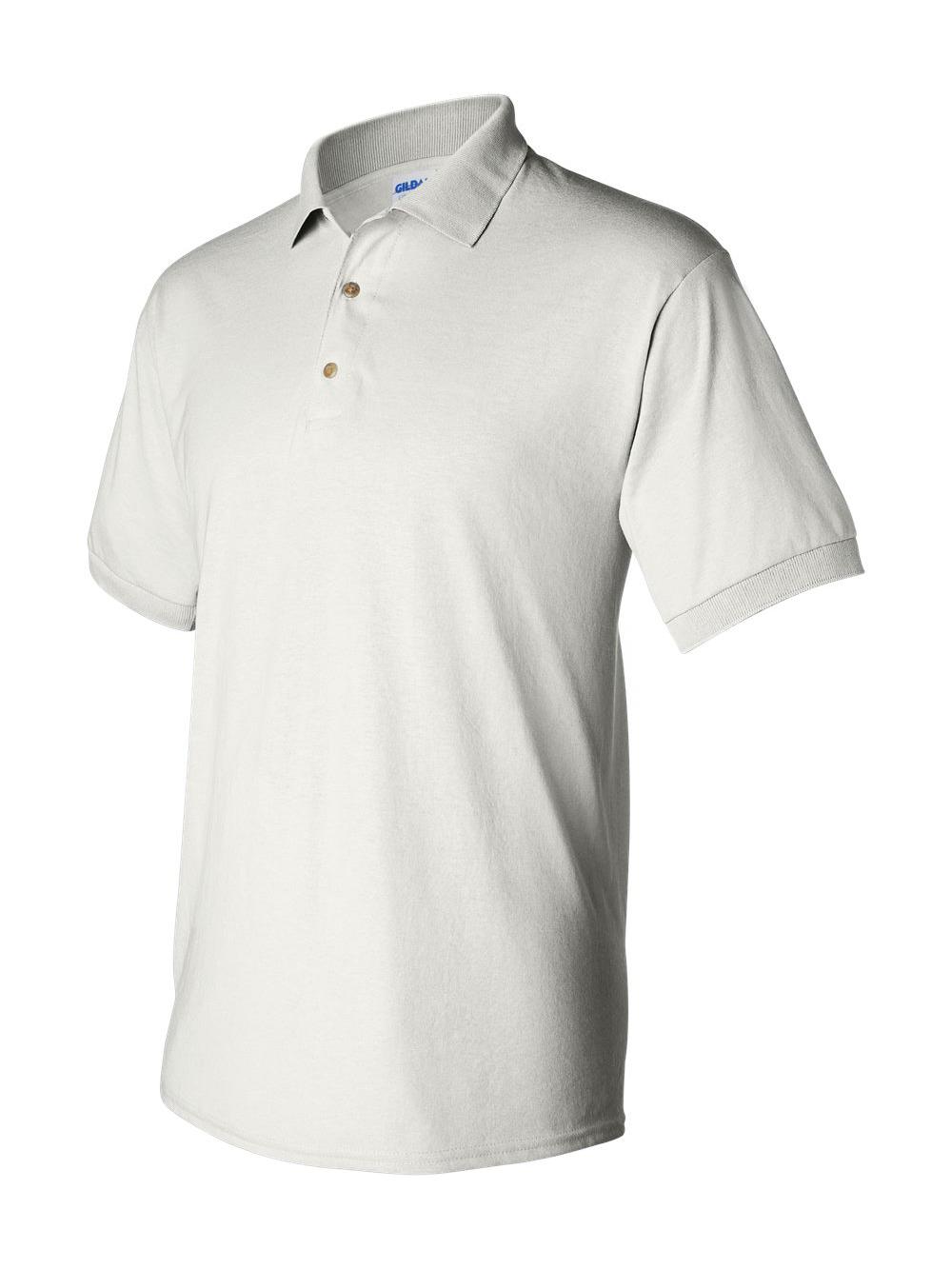 Gildan - Polo en Jersey DryBlend - 8800 - Blanc - Taille : 4TG