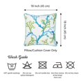 thumbnail image 5 of Housse de Coussin Carrée Corail Bleu Marine, 5 of 5