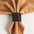 thumbnail image 3 of 50Pcs Napkin Buckle Shiny Rhinestone Napkin Ring Reusable Fastener Tape Towel Holder for Weddings Parties Home Decor, 3 of 10