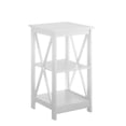 thumbnail image 2 of Convenience Concepts Oxford Table d'Appoint Carrée, Fini Bois Blanc, 2 of 6