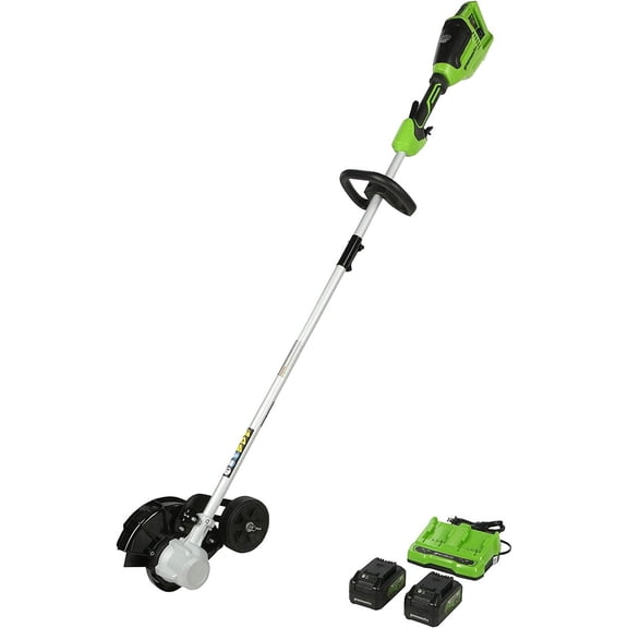 Greenworks 48V (24V x 2) Trancheuse Sans Fil Sans Balais de 8 Pouces, Batteries (2) 4,0ah et Chargeur Rapide à Double Port Inclus