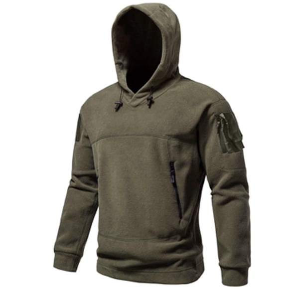 LOVZFMLL Jackets for Men Fashion Casual Zipped Pocket Hooded Solid Color Coat Suit
