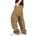 thumbnail image 1 of Birdeem Mens Solid Multi-Pocket Washed Overalls Outdoor Casual Pants Trousers, 1 of 11