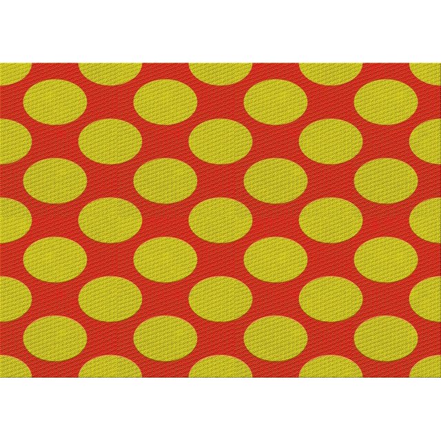 Ahgly Company Tapis Rectangulaire Lavable en Machine Intérieur Transitionnel Néon Rouge, 2 Pieds x 4 Pieds