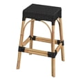 thumbnail image 1 of Butler Specialty Company Robias Rectangular Rattan 30" Bar Stool - Black, 1 of 6
