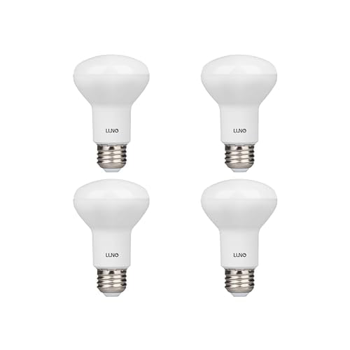 LUNO R20 Dimmable LED Bulb, 6.5W (45W Equivalent), 455 Lumens, 2700K (Soft White), Medium Base (E26), UL Listed (4-Pack)