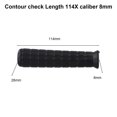 thumbnail image 1 of Pack of 2 Wheelbarrow Rubber Handles Round Tubes Black Replacement Handles, 1 of 9